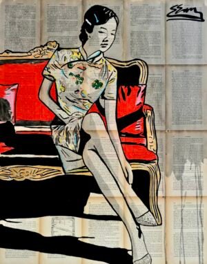 The woman who is elegant