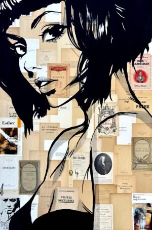 The girl who is escaping from the past